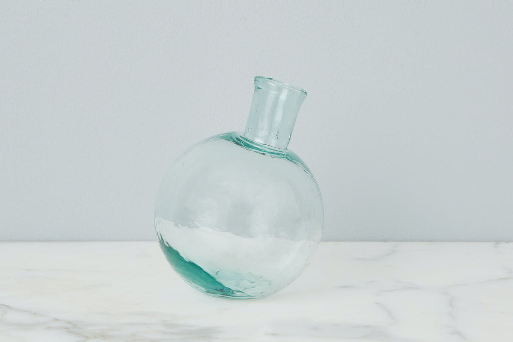 Clear Sphere Bud Vase