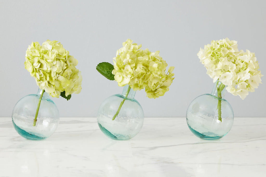 Clear Sphere Bud Vase