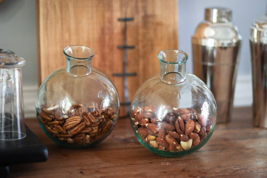 Clear Sphere Bud Vase