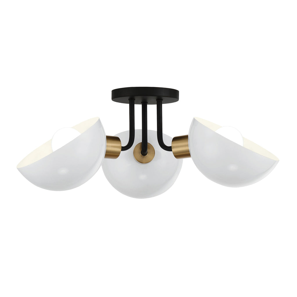 Gigi 3 Light Semi Flush