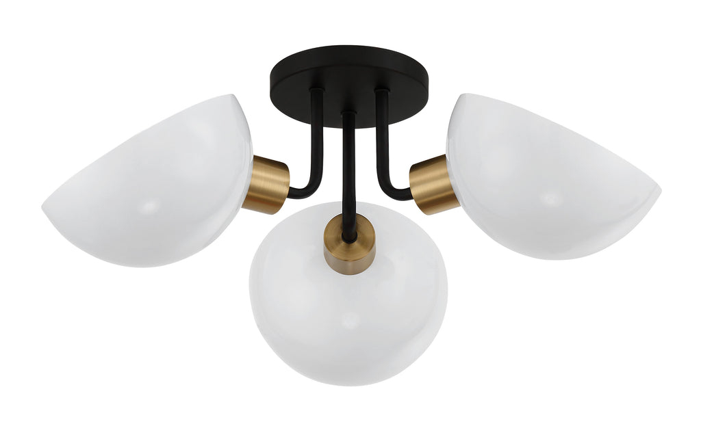 Gigi 3 Light Semi Flush