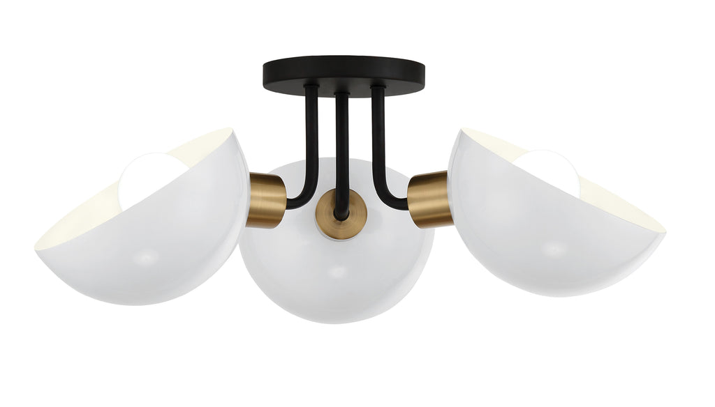 Gigi 3 Light Semi Flush