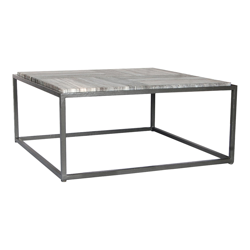 Winslow Marble Coffee Table, Grey