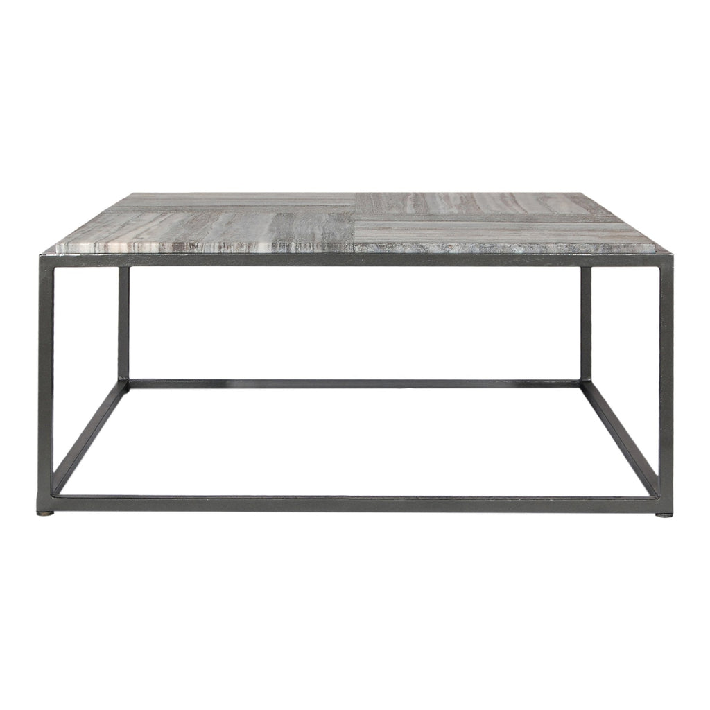 Winslow Marble Coffee Table, Grey