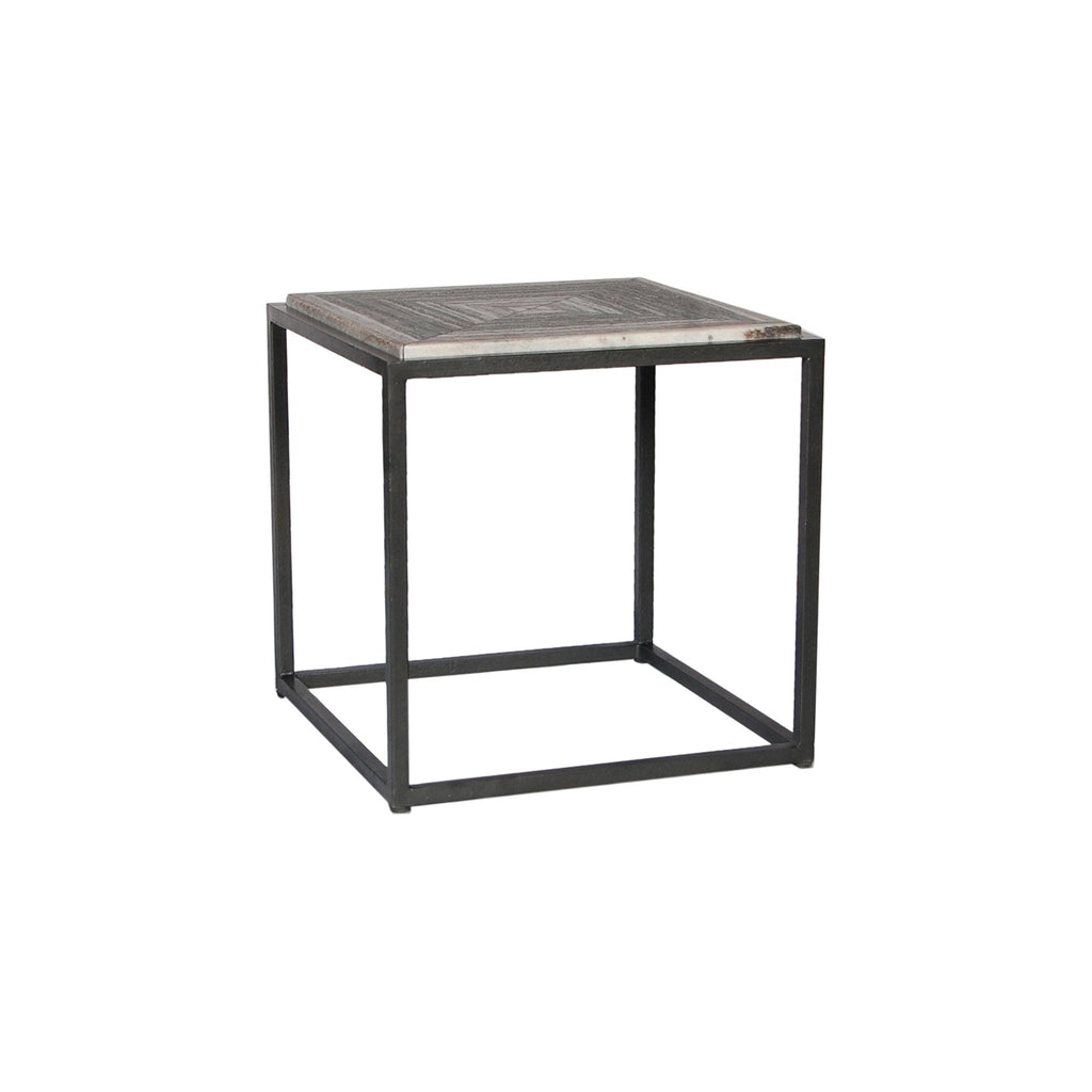 Winslow Marble Side Table, Grey