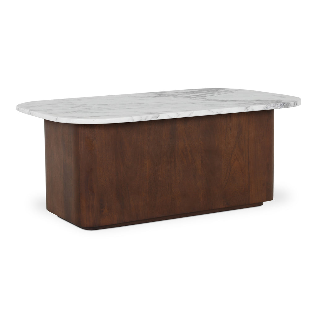 Dash Coffee Table White Calacatta Marble