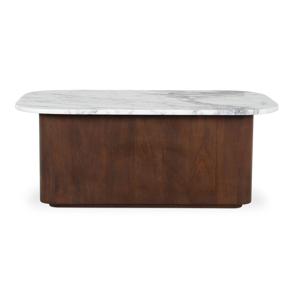 Dash Coffee Table White Calacatta Marble