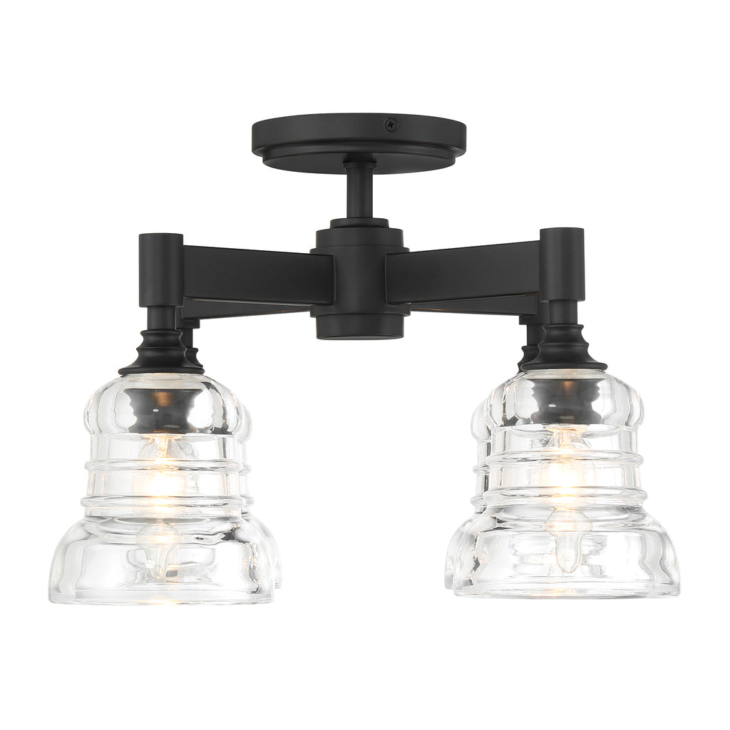 Gregory 4 Light Semi Flush