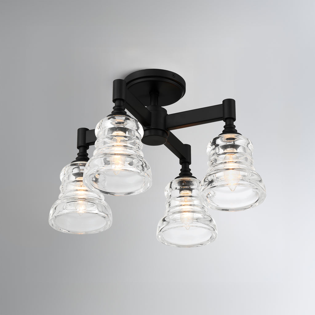 Gregory 4 Light Semi Flush