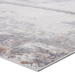 Vibe by Jaipur Living Treyton Abstract Gray/ Ivory Runner Rug