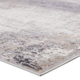 Vibe by Jaipur Living Delano Abstract Gray/ Ivory Runner Rug