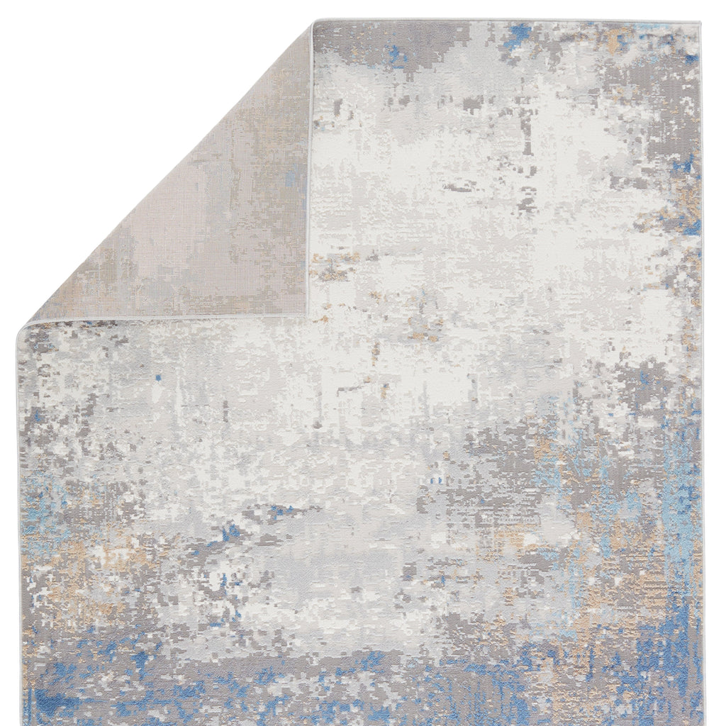 Vibe by Jaipur Living Ridley Abstract Gray/ Blue Area Rug