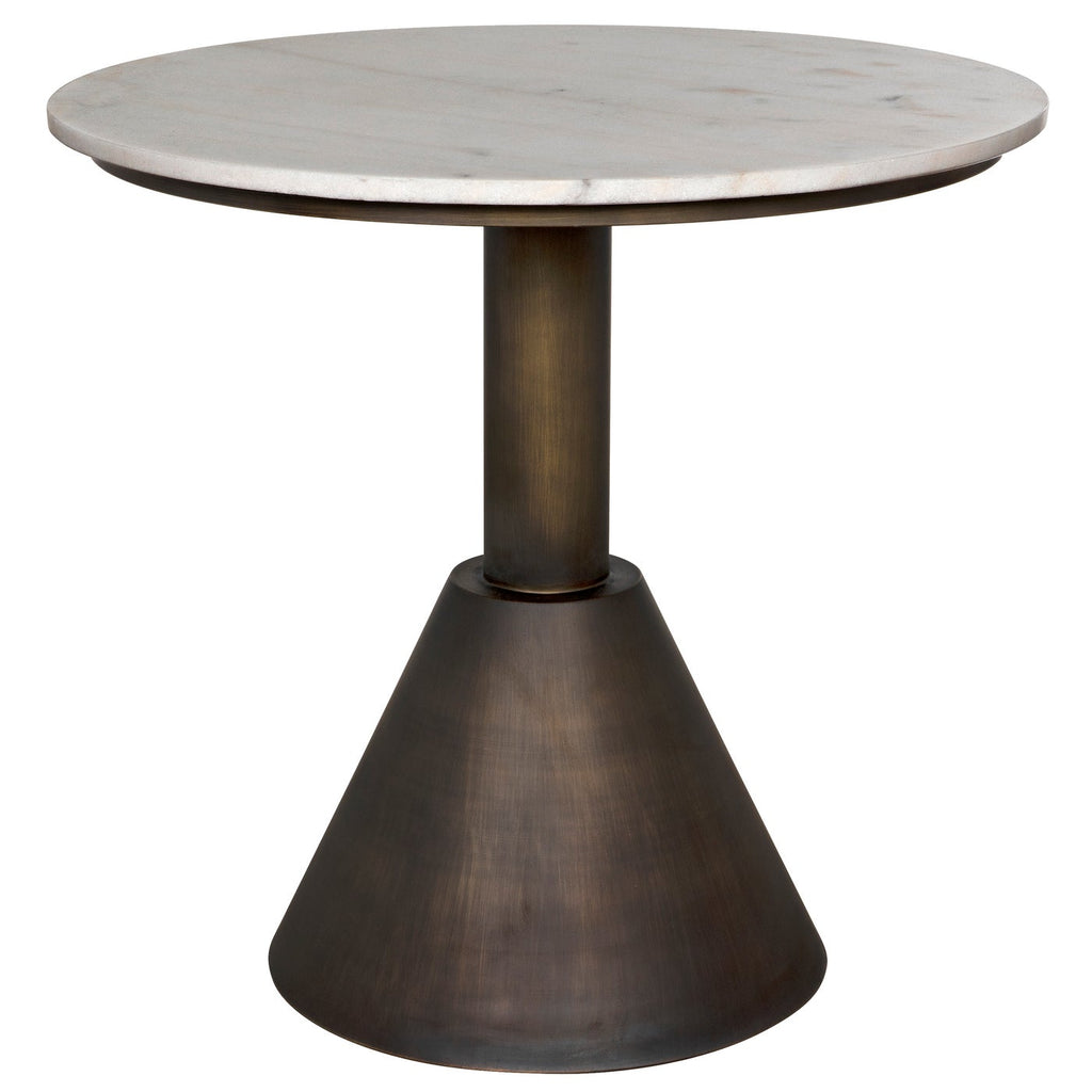 Joseph Side Table - Aged Brass