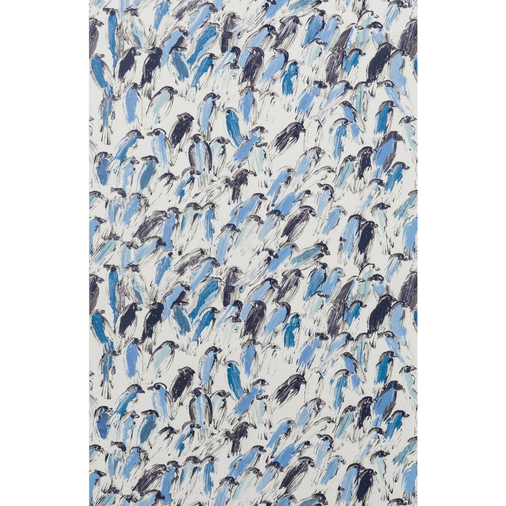 Finches - Blue/Beige - 2 Rolls