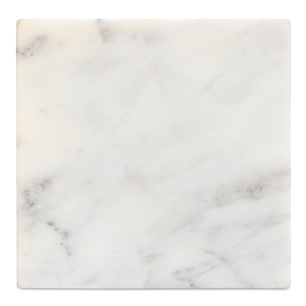 Cora Cube Tabletop Accent Banswara Purple White Marble