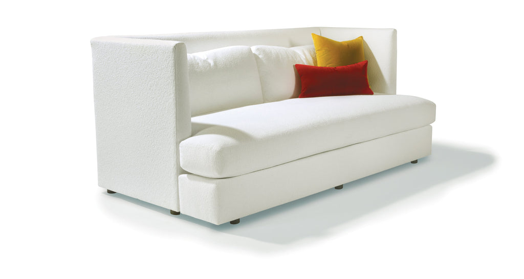 Gimme Shelter Sofa In White Fabric