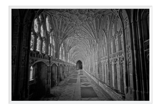 Gloucester Cathedral On Rag Paper, Large
