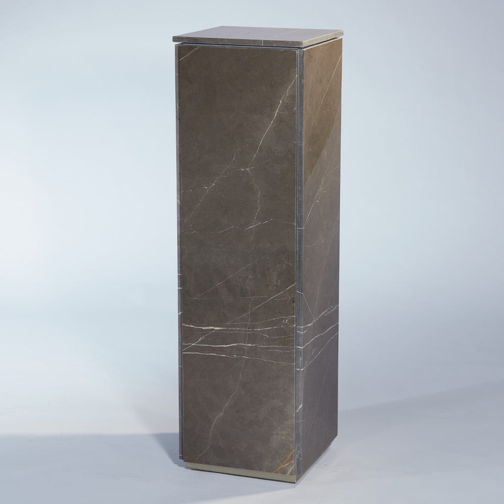 Graffito Marble Pedestal