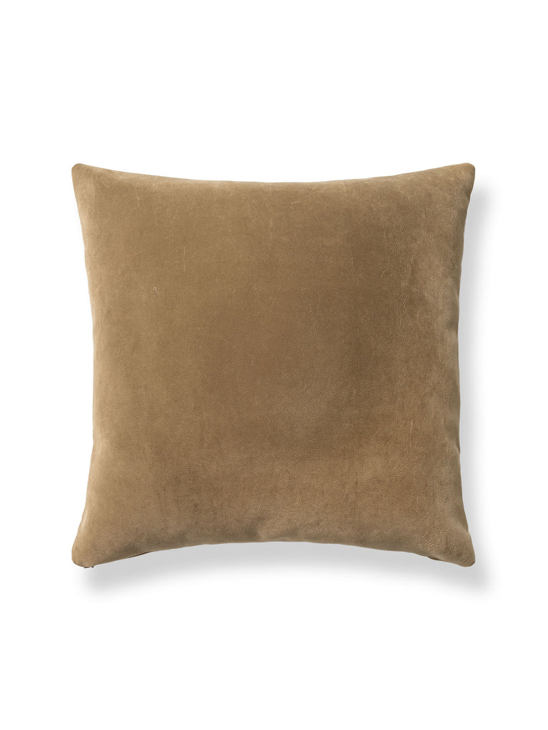 Georgia Suede Pillow - 22 X 22 - Dune