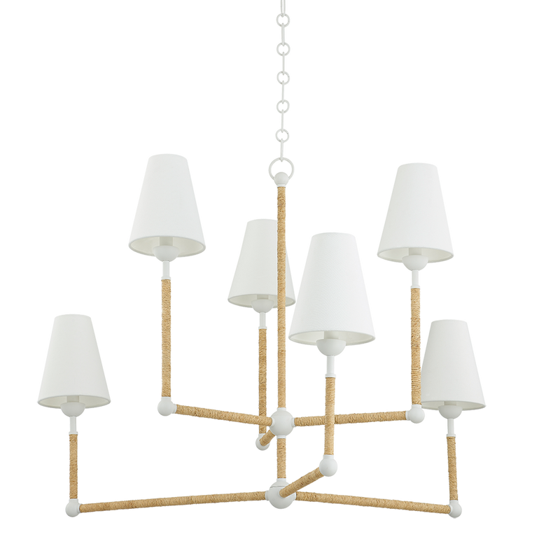 Mariana Chandelier, Textured White