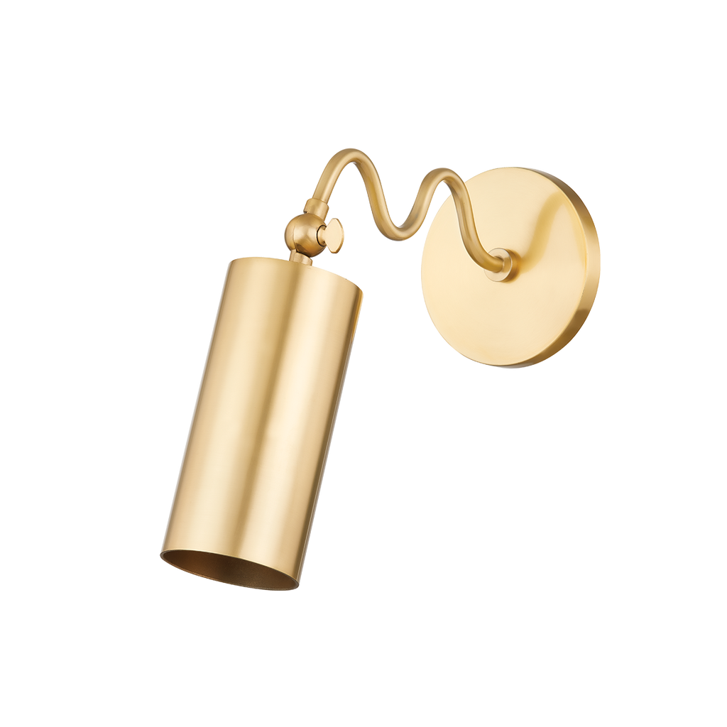 Bea Wall Sconce, Aged Brass