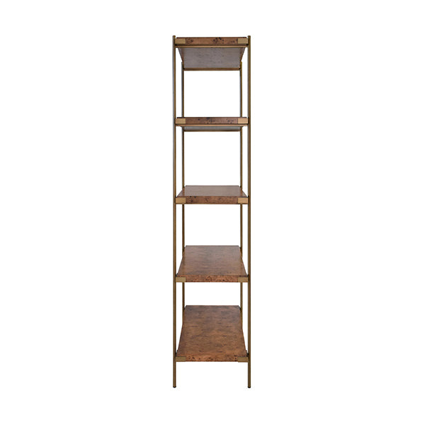 Harris Etagere, Dark Burl Wood