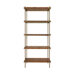 Harris Etagere, Dark Burl Wood