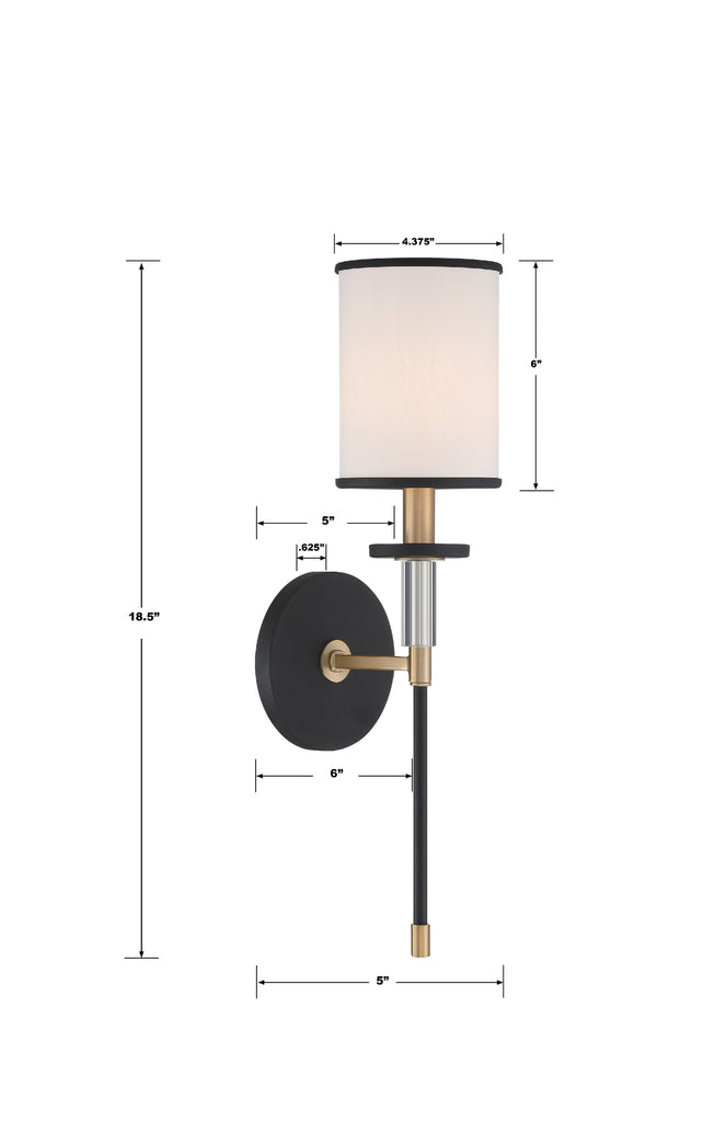 Hatfield 2 Light Sconce