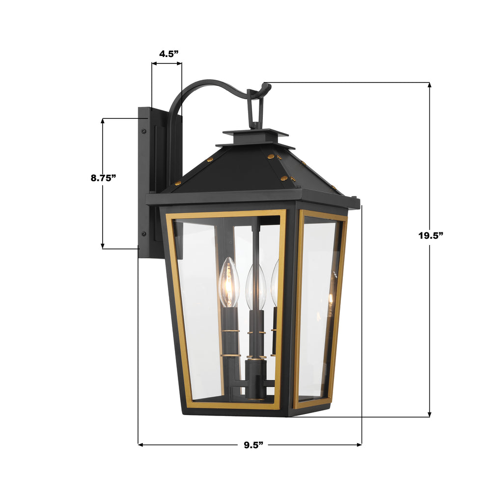 Hawkins 4 Light Outdoor Pendant