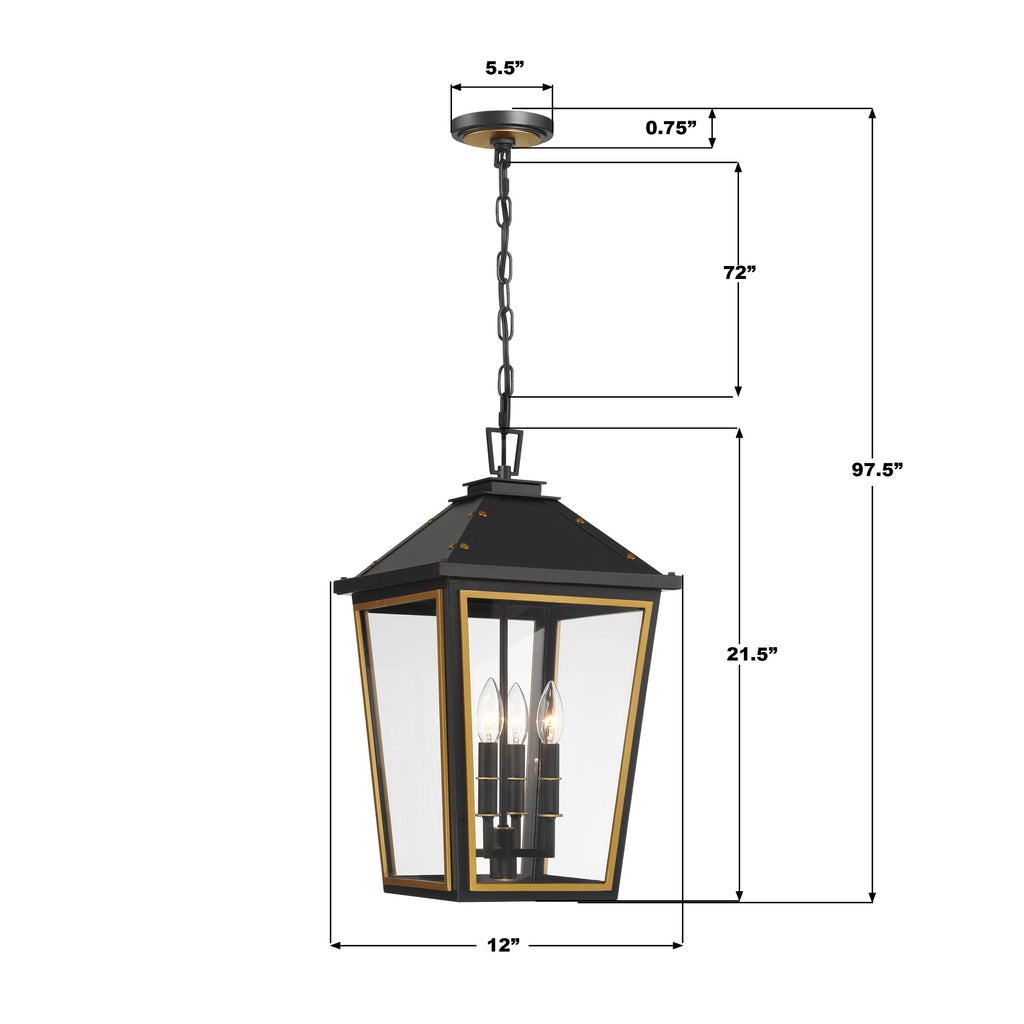 Hawkins 4 Light Outdoor Post