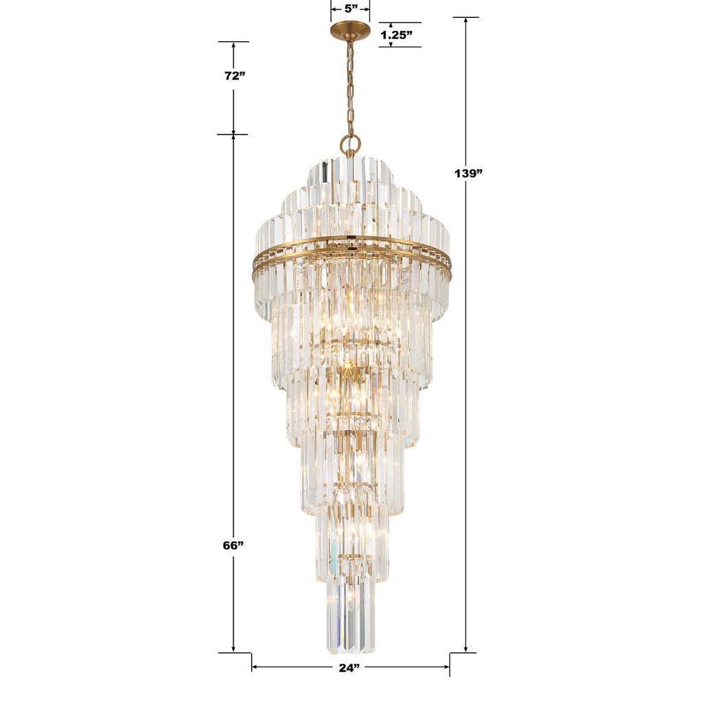 Hayes 31 Light Chandelier