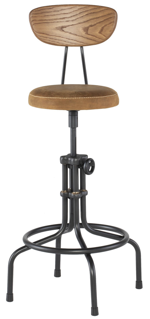 Buck Adjustable Stool - Umber Tan