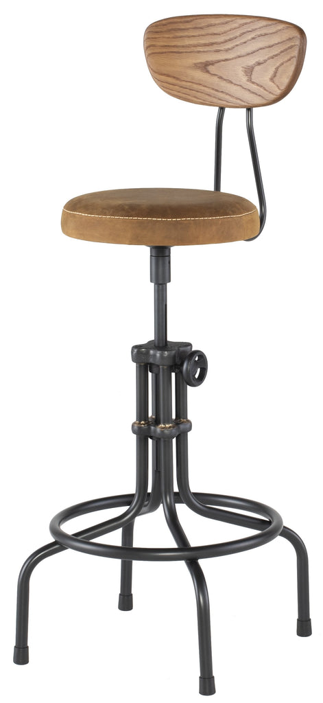 Buck Adjustable Stool - Umber Tan