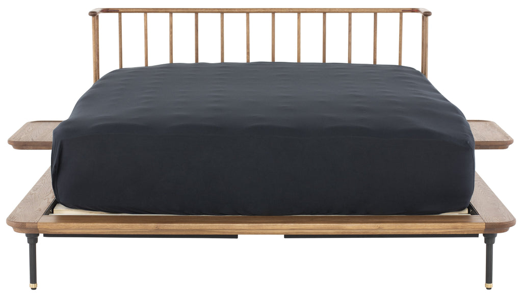 Distrikt Bed Queen Bed - Hard Fumed