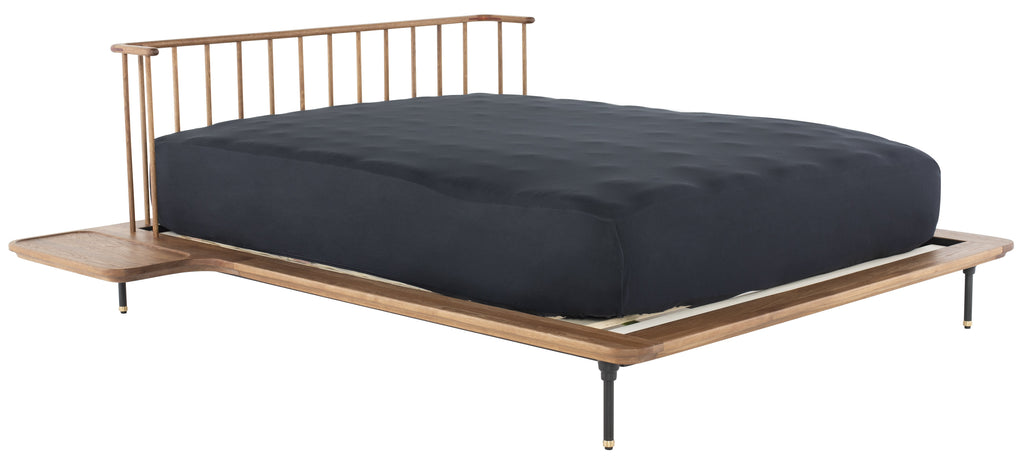 Distrikt Bed Queen Bed - Hard Fumed