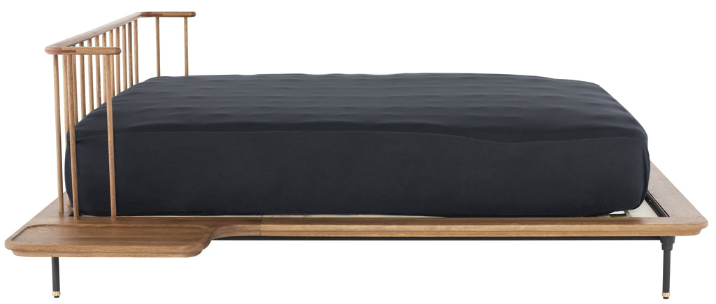 Distrikt Bed Queen Bed - Hard Fumed