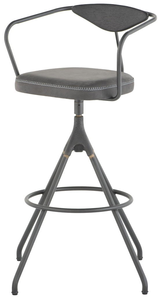 Akron Bar Stool - Storm Black