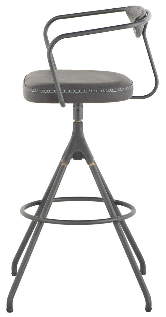 Akron Bar Stool - Storm Black