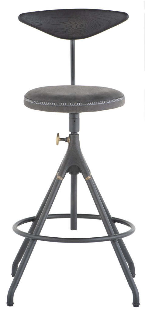 Akron Counter Stool - Storm Black, 19.5in