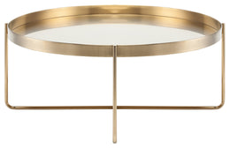 Gaultier Coffee Table - Gold, 40in
