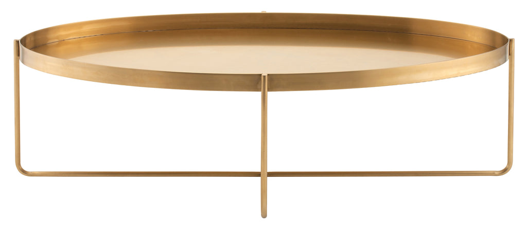 Gaultier Coffee Table - Gold, 54in