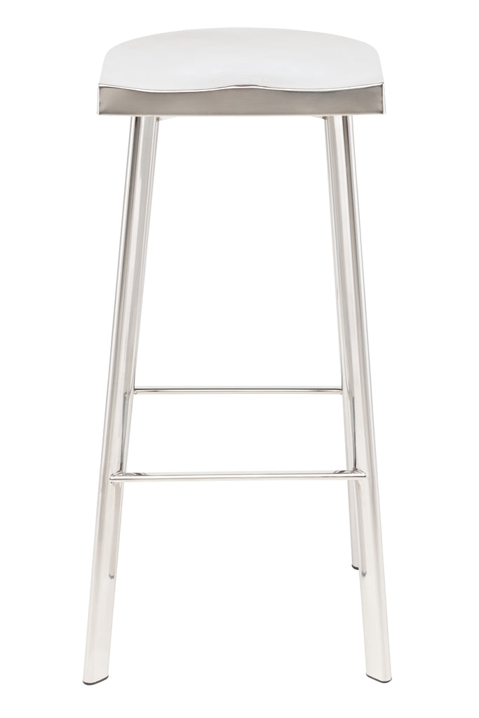 Icon Bar Stool - Silver