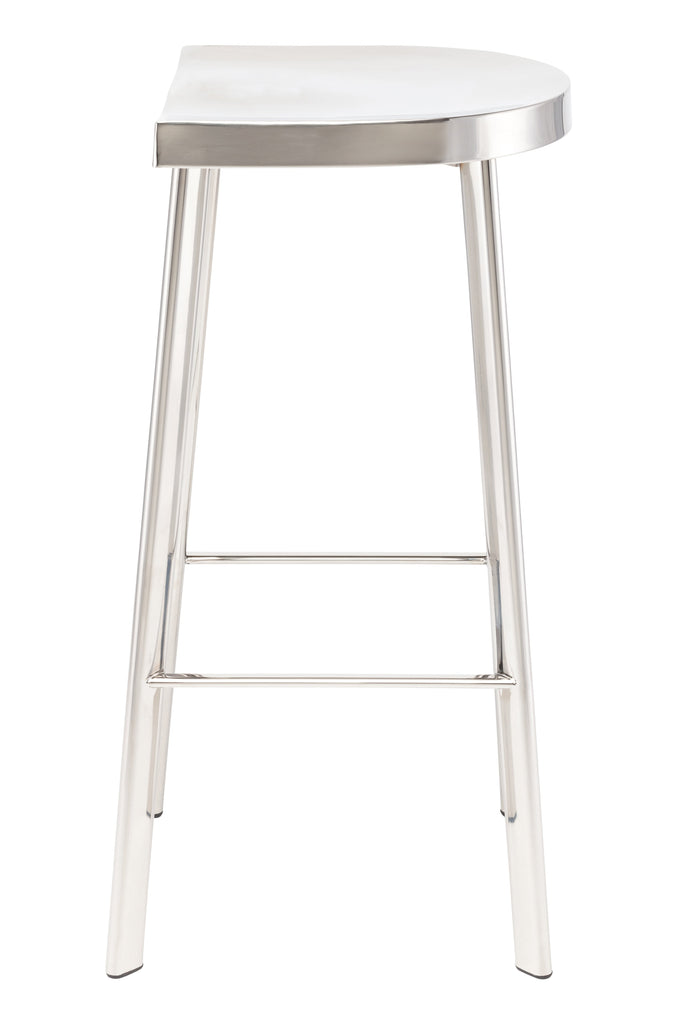 Icon Bar Stool - Silver