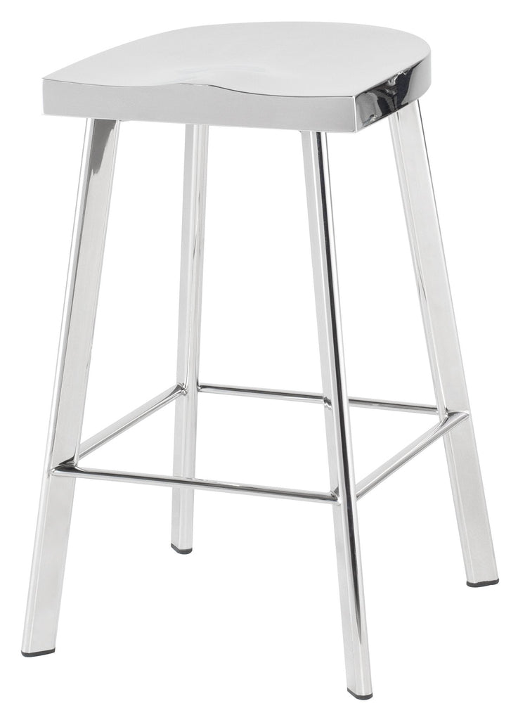 Icon Counter Stool - Silver