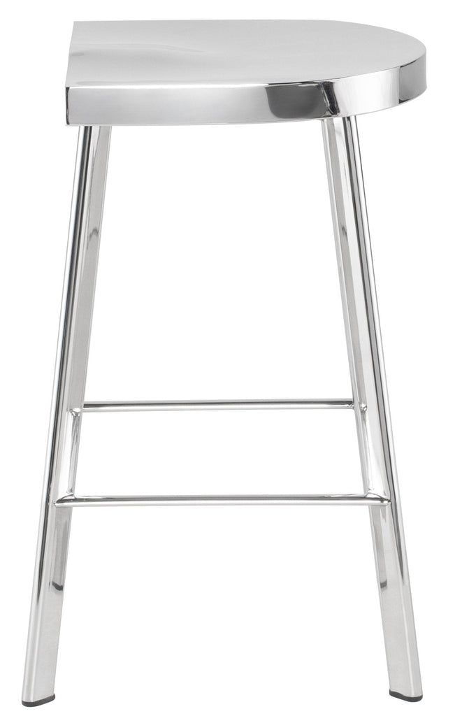 Icon Counter Stool - Silver