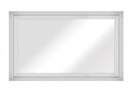 Glam Wall Mirror - Silver, 36in