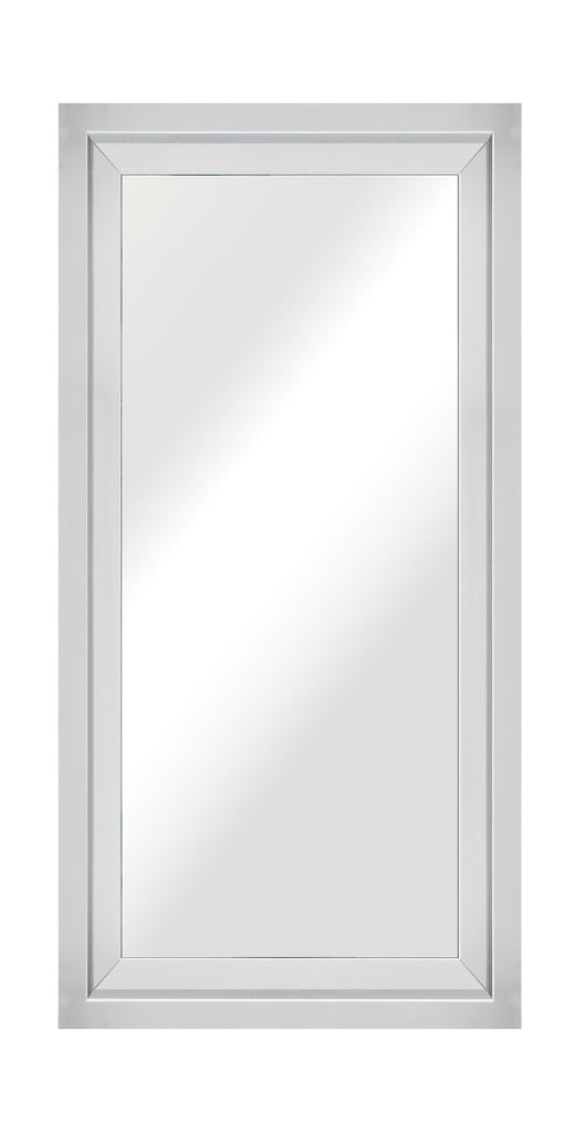 Glam Wall Mirror - Silver, 24in