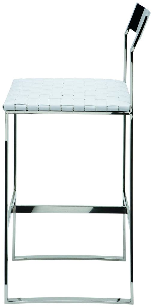 Camille Counter Stool - White