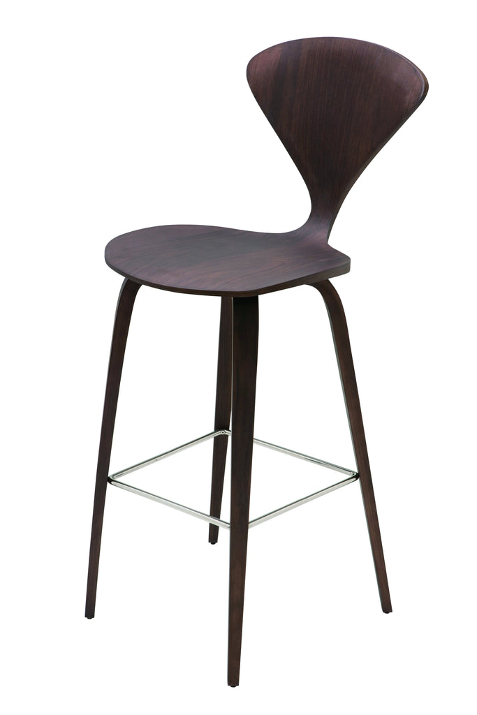 Satine Counter Stool - Dark Walnut