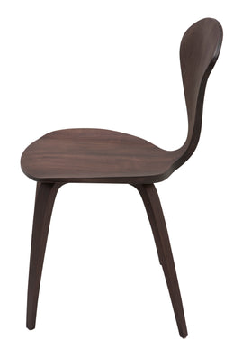 Satine Dining Chair - Dark Walnut